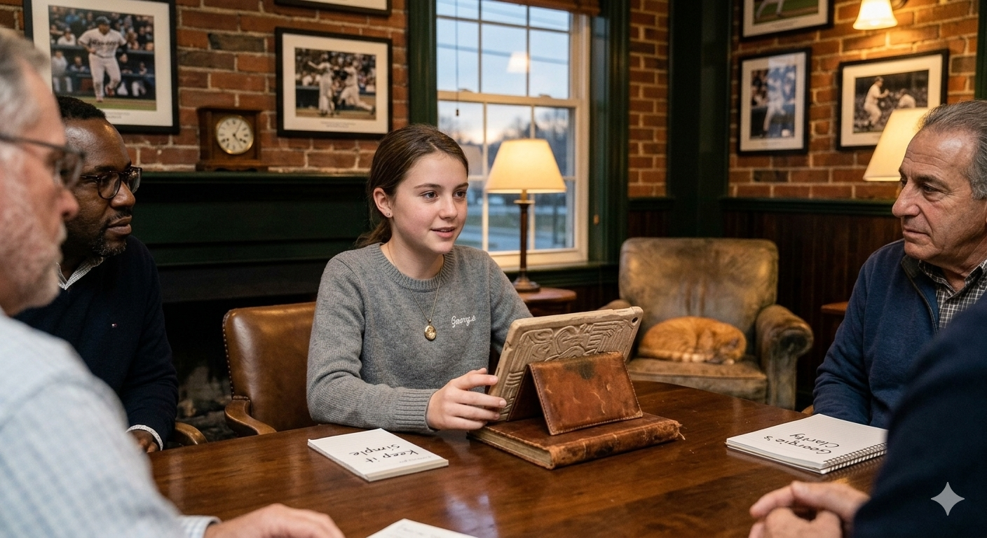 Georgie — twelve-year-old, the Council's clarity