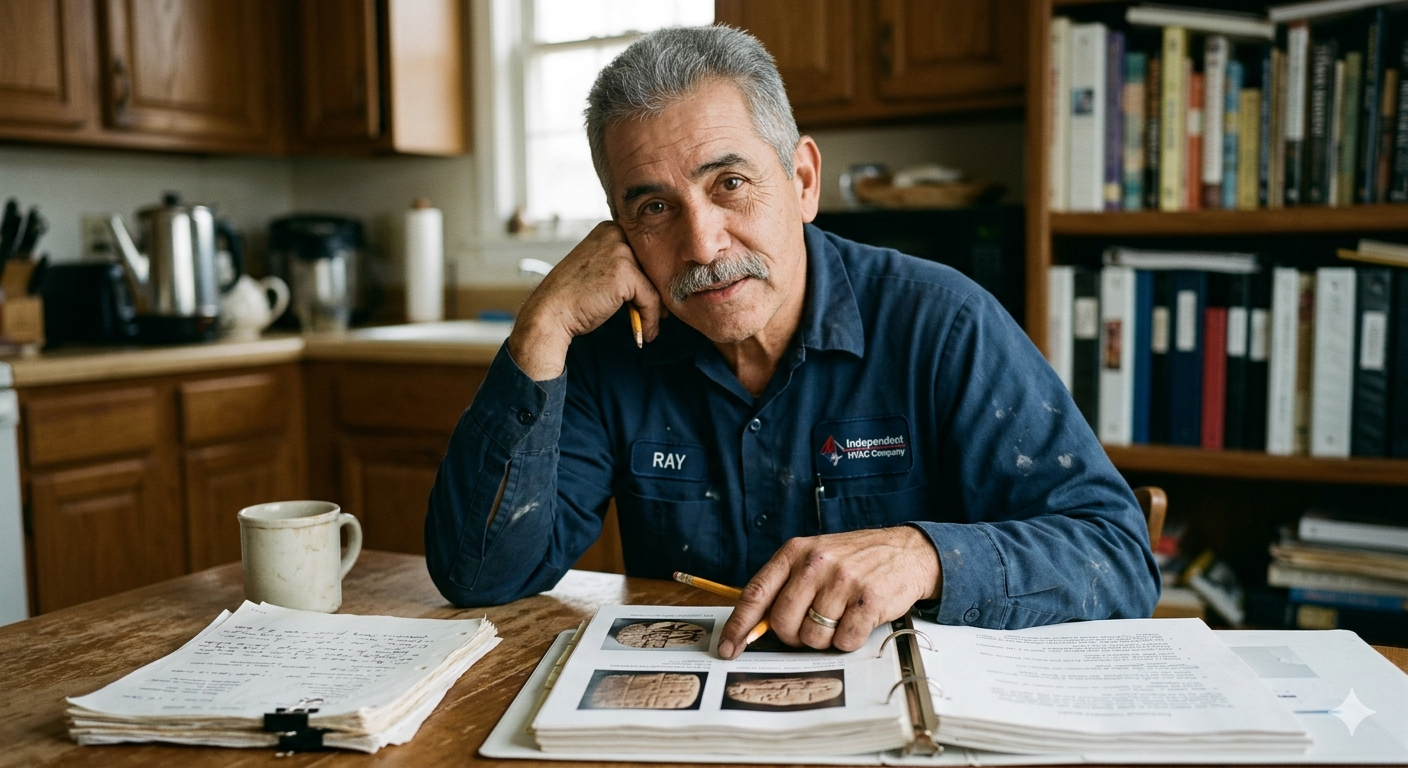 Ray Mendez — HVAC technician, the Council's ground voice