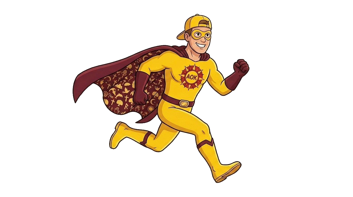 AOK Man, on the move