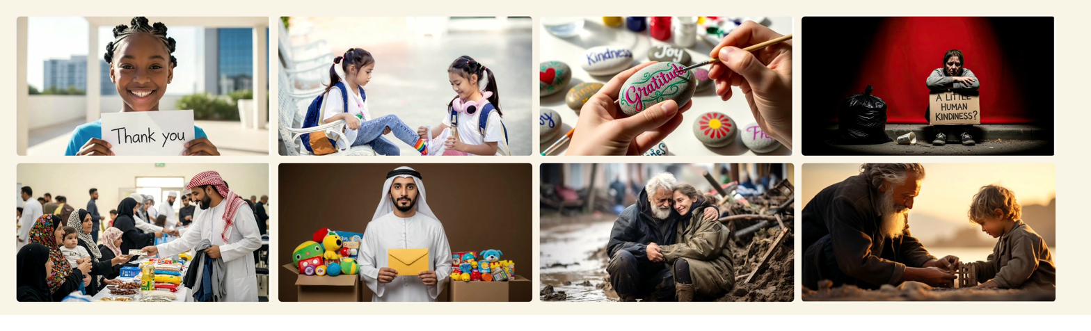 Acts of kindness across the civilization