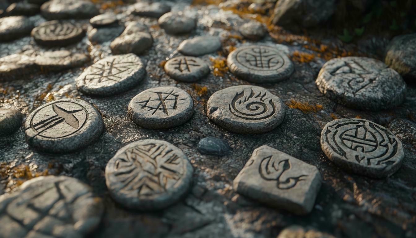 Stacked clay tablets