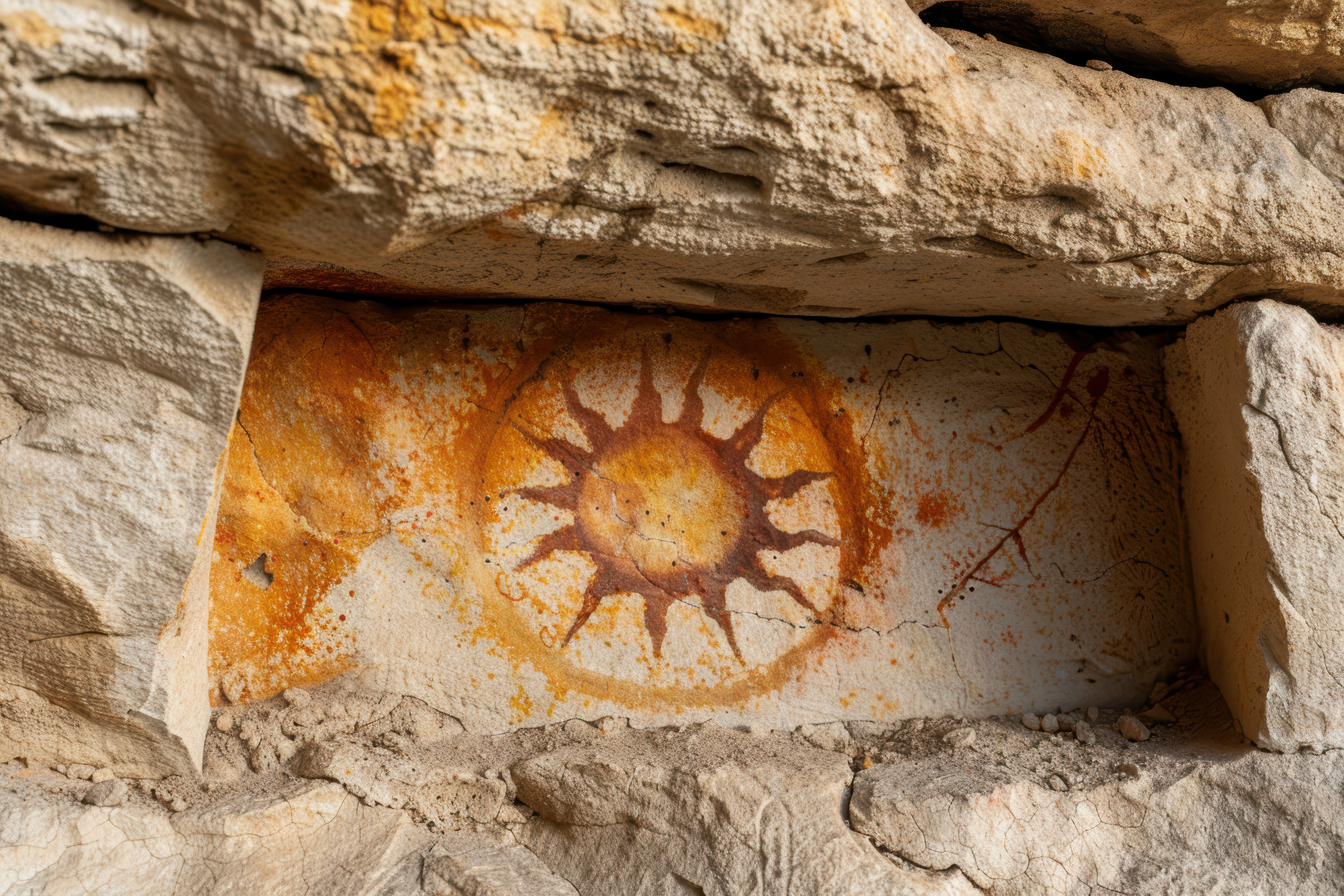 Ancient carved symbol
