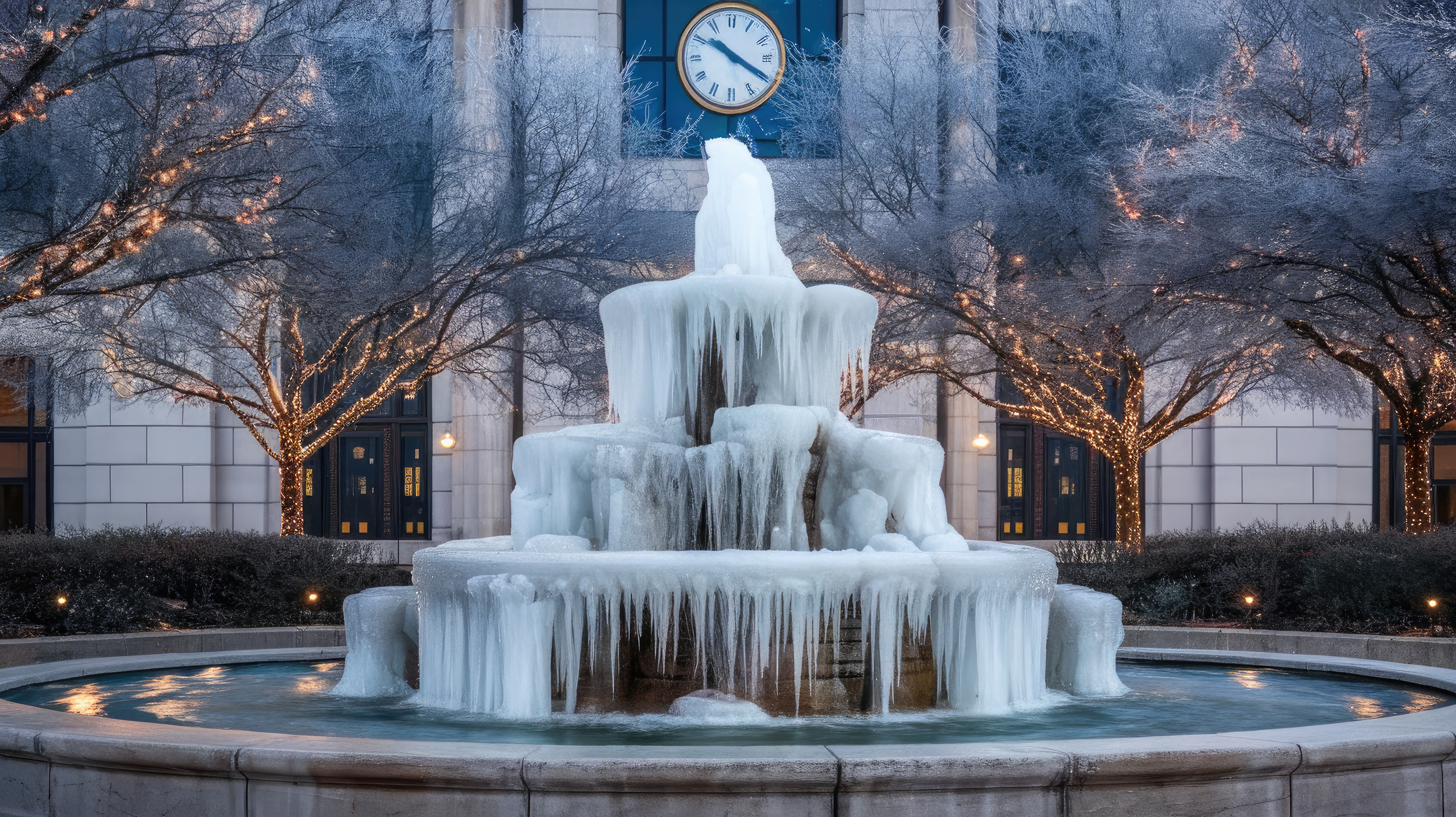 Frozen fountain — Operation Metro Surge